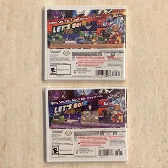 New Pokemon Ultra Sun Nintendo 3DS Game & Pokemon Ultra Moon 3DS Games Sealed - Picture 4 of 10